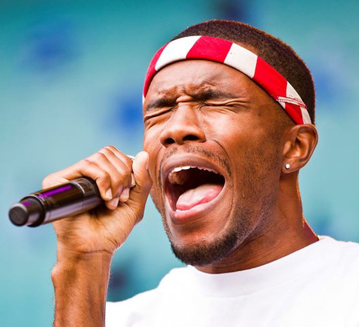 Gífurleg spenna er fyrir tónleikum Frank Ocean í Laugardalshöll annað kvöld.