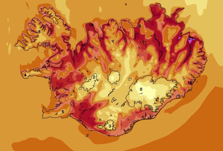 Búast má við rólegheitaveðri og víða vorsól næstu daga.