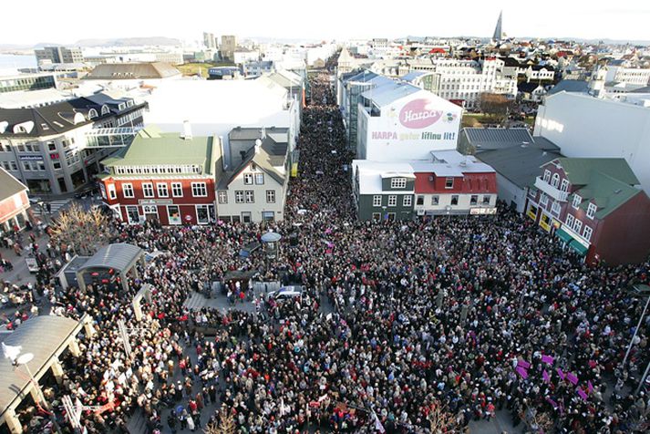 Íslendingum fjölgaði hratt á síðustu öld og á fyrstu árum 21. aldar.