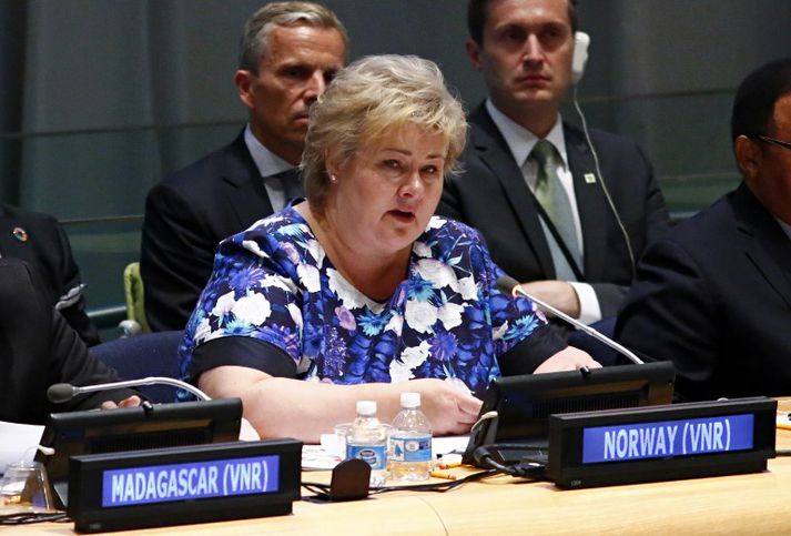 Erna Solberg, forsætisráðherra Noregs.