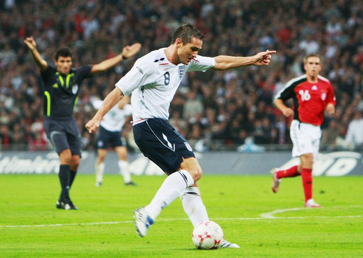 Lampard í landsleik með Englandi.