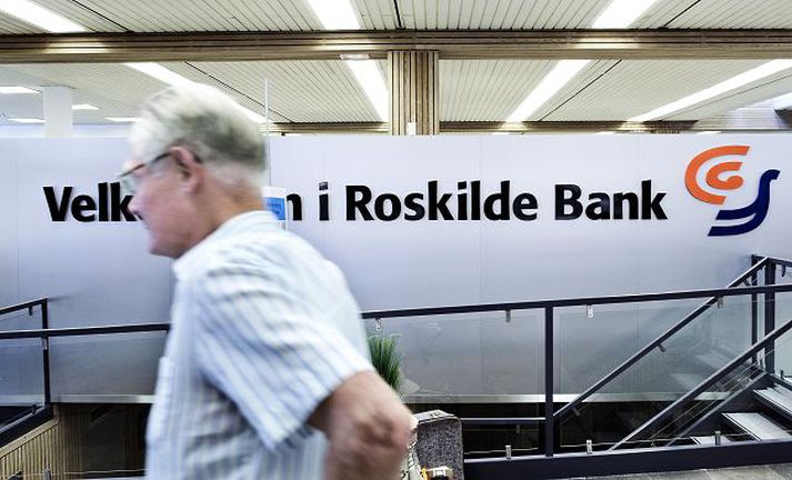 Roskilde Bank fór í þrot í ágúst 2008 og er undir slitastjórn ríkisins.
nordicphotos/AFP