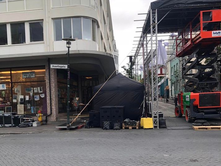 Bókin ehf. þurfti að slá af viðburð á vegum búðarinnar vegna skerts aðgengis að búðinni.