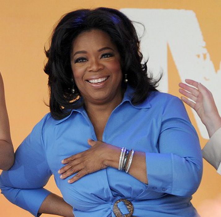 Oprah gefur mest allra. Mynd/ afp.