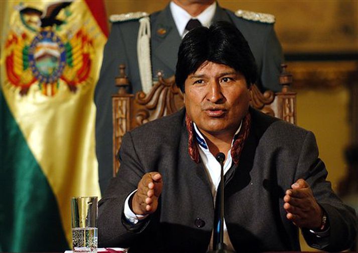 Evo Morales, forseti Bólivíu.