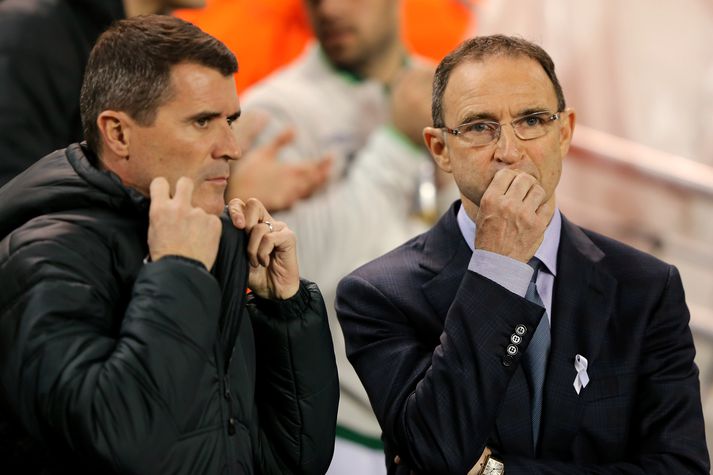 Roy Keane er aðstoðarþjálfari Martin O'Neill hjá írska landsliðinu.