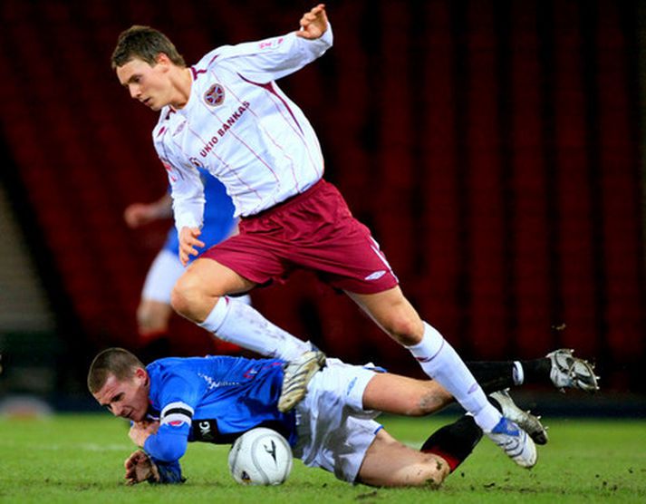 Eggert Gunnþór Jónsson, leikmaður Hearts.