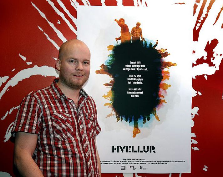 Grímur Hákonarson leikstýrir heimildarmyndinni Hvelli sem verður frumsýnd á fimmtudaginn.
fréttablaðið/gva