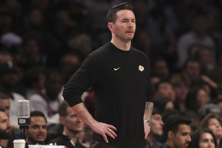 JJ Redick var langt frá því að vera sáttur með hugarfar leikmanna Los Angeles Lakers gegn Brooklyn Nets.