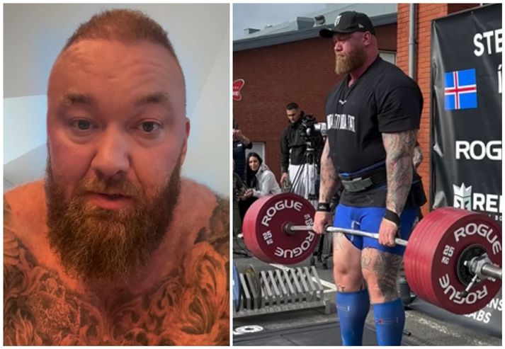 Hafþór Júlíus Björnsson á enn heimsmetið í réttstöðulyftu sem hann setti fyrir fjórum árum.