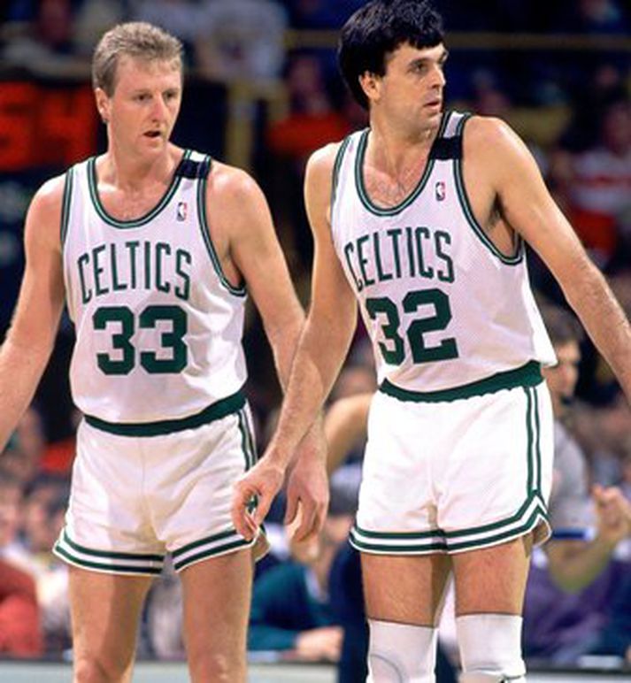 Larry Bird og Kevin McHale eru báðir lemstraðir í dag eftir meiðsli og langan feril í NBA deildinni