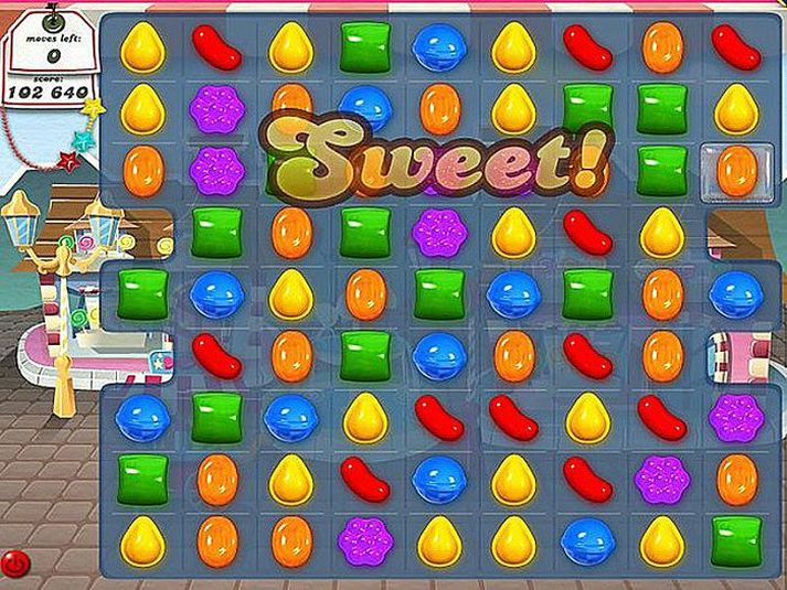 Candy Crush Saga hefur náð gríðarlegum vinsældum.