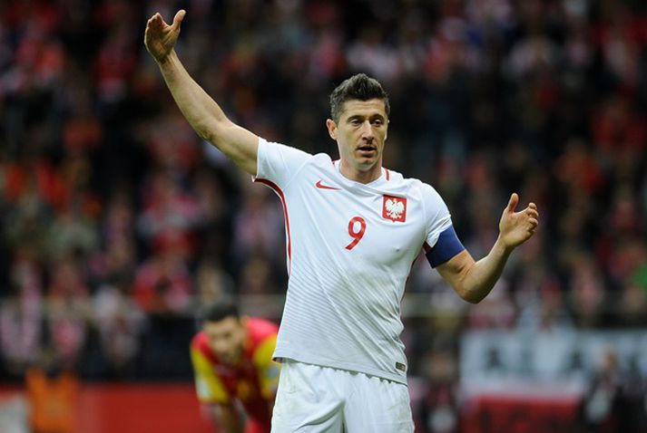 Robert Lewandowski skoraði 16 mörk í undankeppninni.