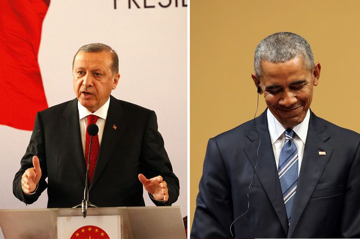 Erdogan og Obama.