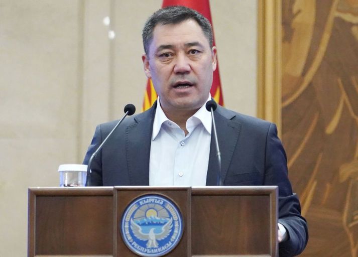 Sadyr Japarov verður næsti forseti Kirgistans.