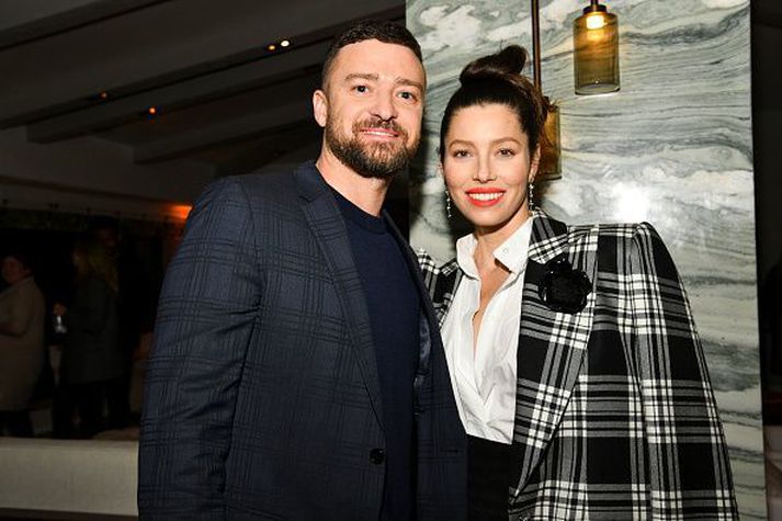 Justin Timberlake og Jessica Biel.