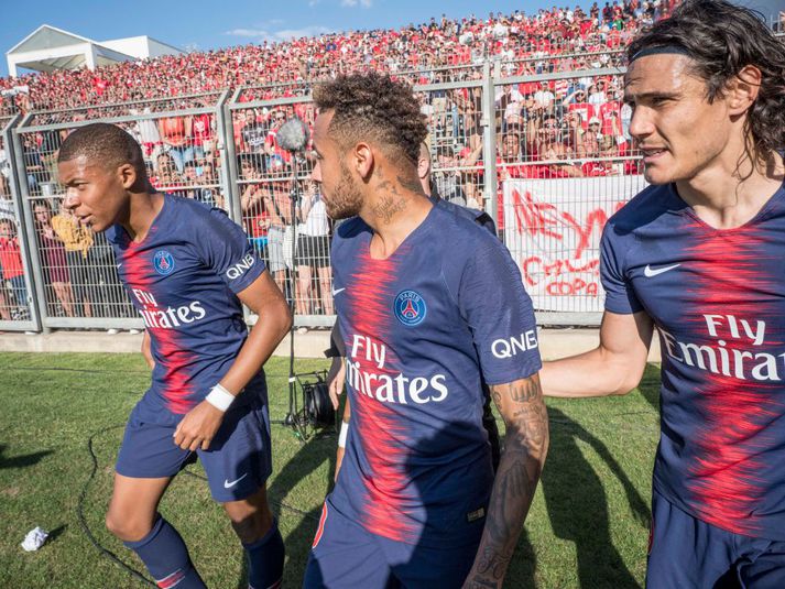 Neymar, Mbappe og Cavani skoruðu allir í dag