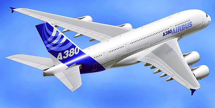 Risaþota frá Airbus af gerðinni A380.