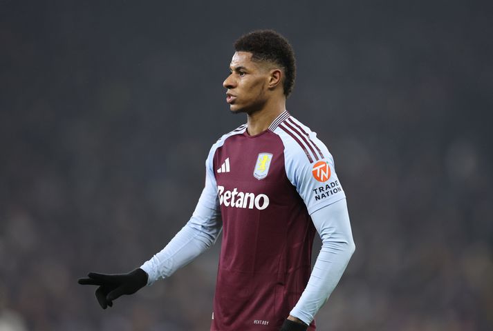 Marcus Rashford hefur unnið sig aftur inn í enska landsliðið með frammistöðu sinni hjá Aston Villa.