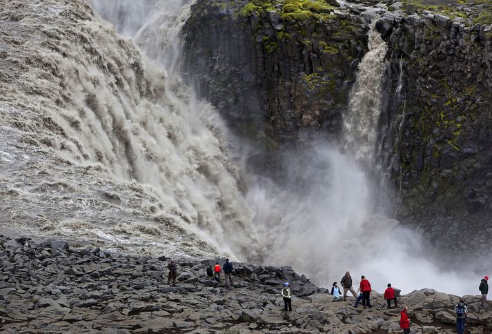 Dettifoss í allri sinni dýrð.