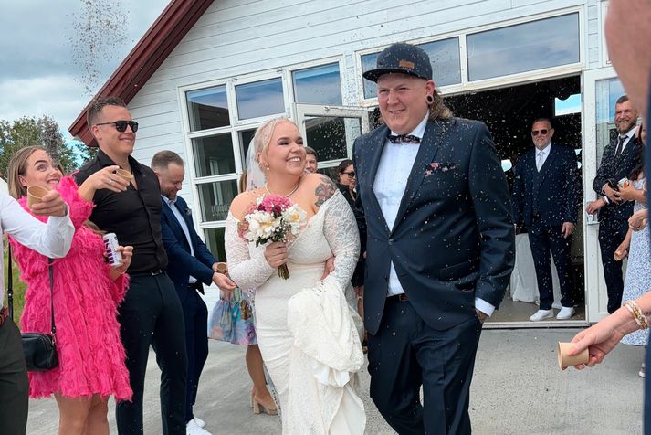 Silja Björk og Ísak giftu sig 20. júlí 2024.