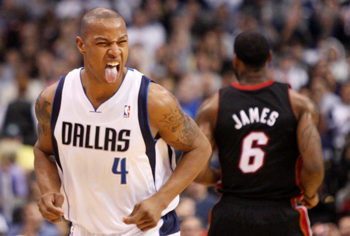 Caron Butler átti góðan leik með Dallas í nótt.