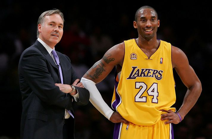 D'Antoni með Kobe.