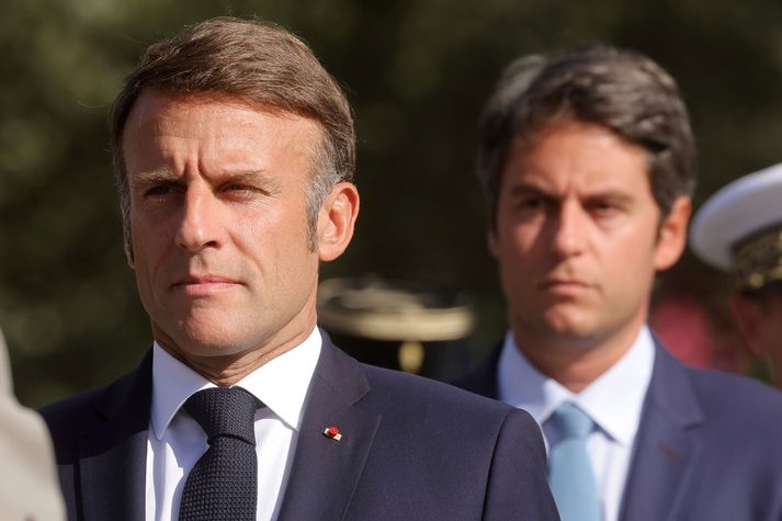 Margir voru hissa á því að Macron skyldi boða til kosninga í sumar en ákvörðunin hefur reynst afdrifarík.