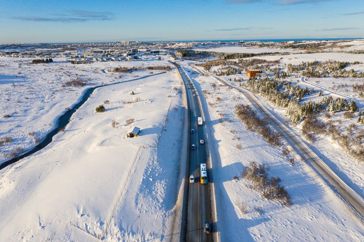 Vegagerðin notast við sextán lykilteljara á Hringvegi til að fá þessar tölur út.