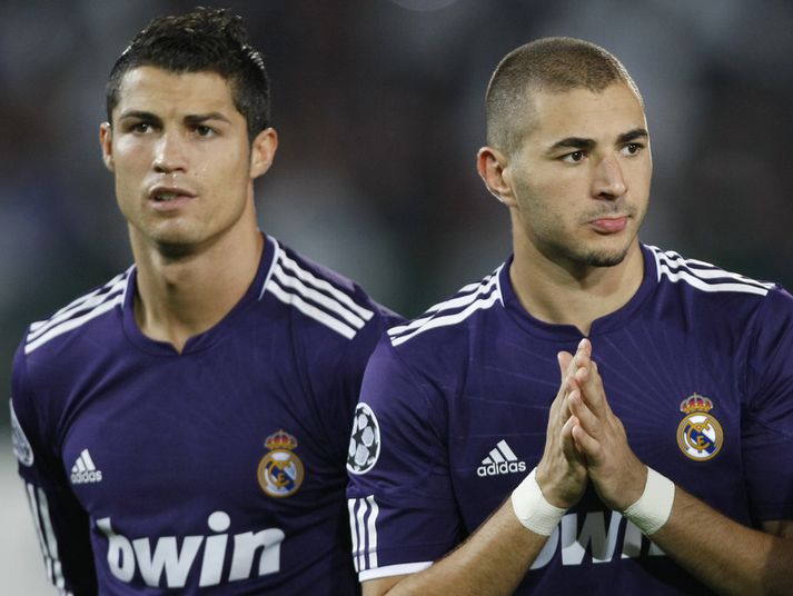 Karim Benzema og Cristiano Ronaldo.