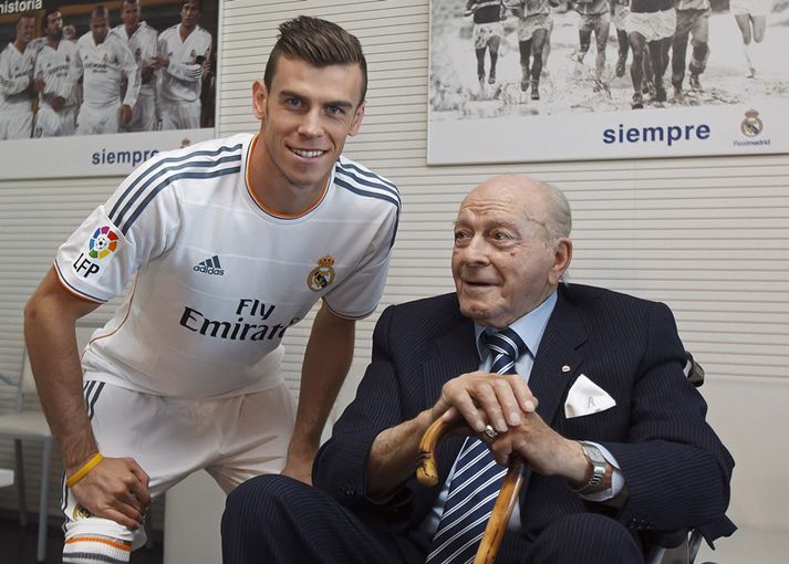 Di Stefano er hér með Gareth Bale.