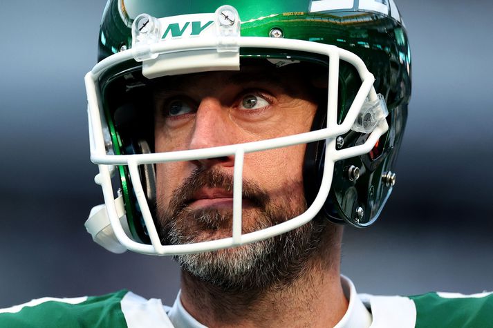 Aaron Rodgers náði ekki að leiða lið New York Jets til alvöru árangurs á þessum tveimur árum og vera hans þar voru mikil vonbrigði að mati flestra.