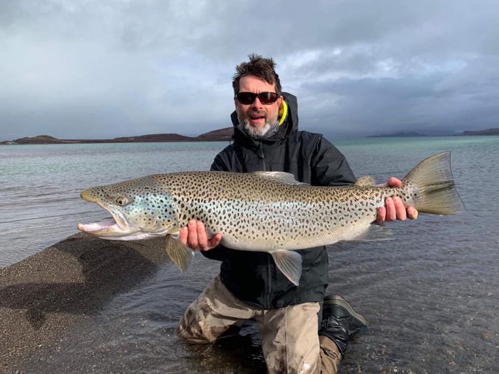 Það hafa verið að veiðast stórir urriðar eins og venjulega á ION svæðinu á Þingvöllum