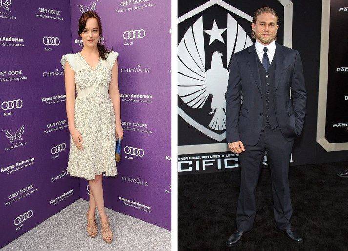 Charle Hunnam og Dakota Johnson áttu að fara með hlutverk Greys og Ana­stasiu Steele.