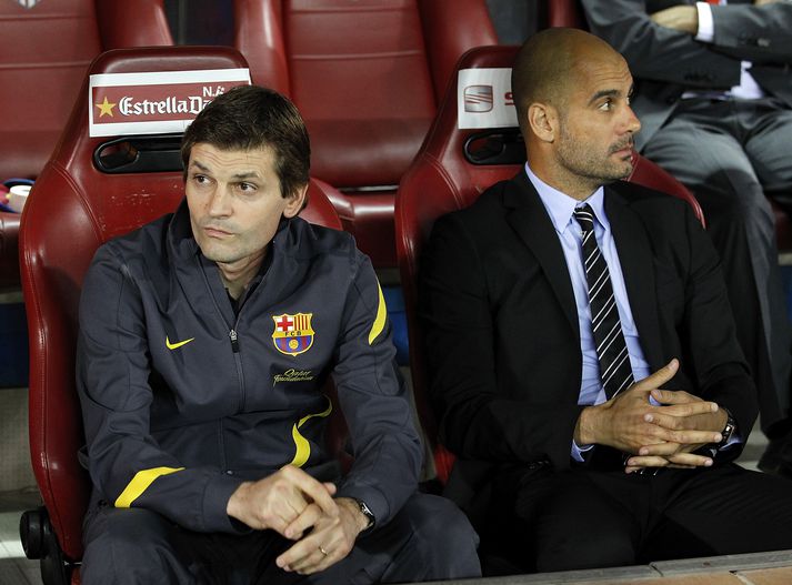 Vilanova og Guardiola.