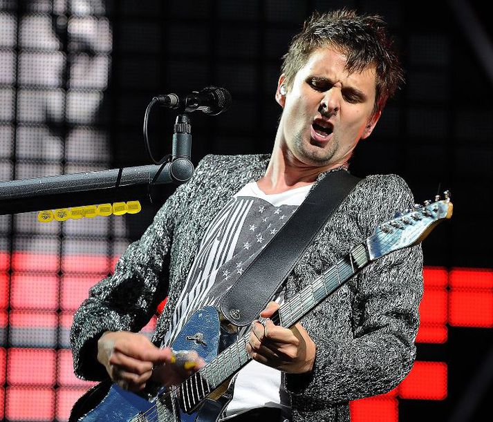 forsprakki Matt Bellamy er forsprakki ensku hljómsveitarinnar Muse.nordicphotos/Getty