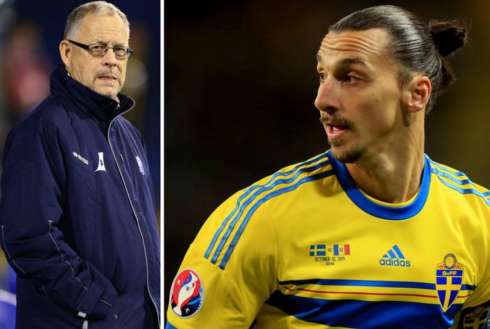 Lars Lagerbäck fór tvisvar á HM og tvisvar á EM með Zlatan.