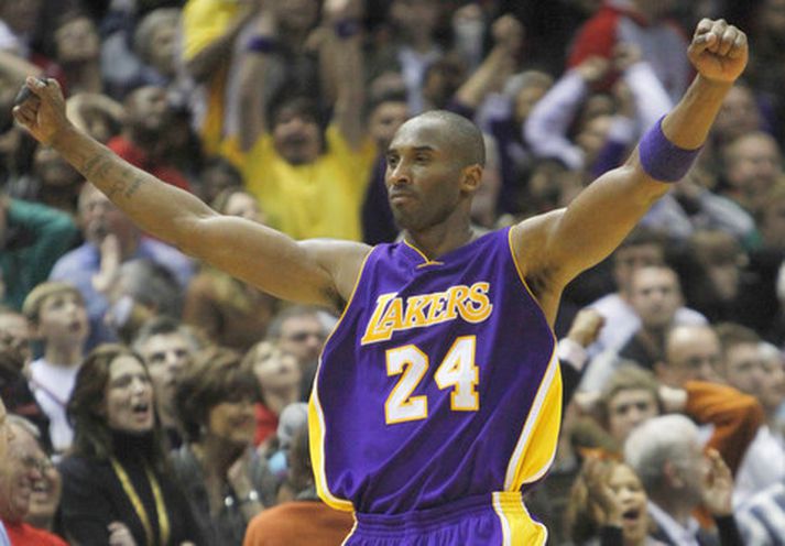 Kobe Bryant í leik með LA Lakers.