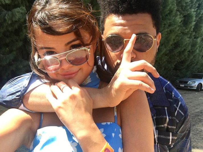 Selena Gomez og The Weeknd krúttuðu yfir sig á Coachella.