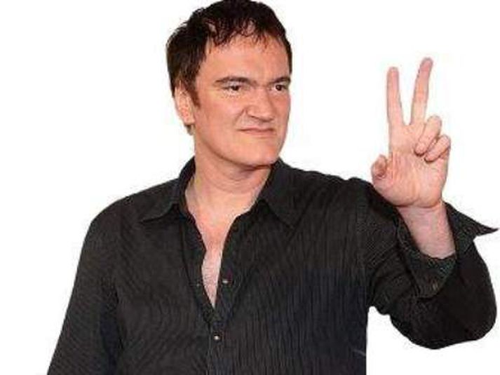 quentin tarantino Leikstjórinn var „grillaður“ af vinum sínum er hann var vígður inn í Friar´s-klúbbinn.