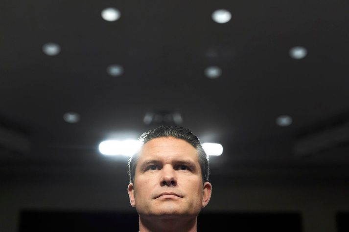 Pete Hegseth verður líklega varnarmálaráðherra Bandaríkjanna í dag.