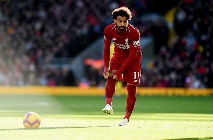 Mohamed Salah og félagar í Liverpool gefa eftir í lok leikja,