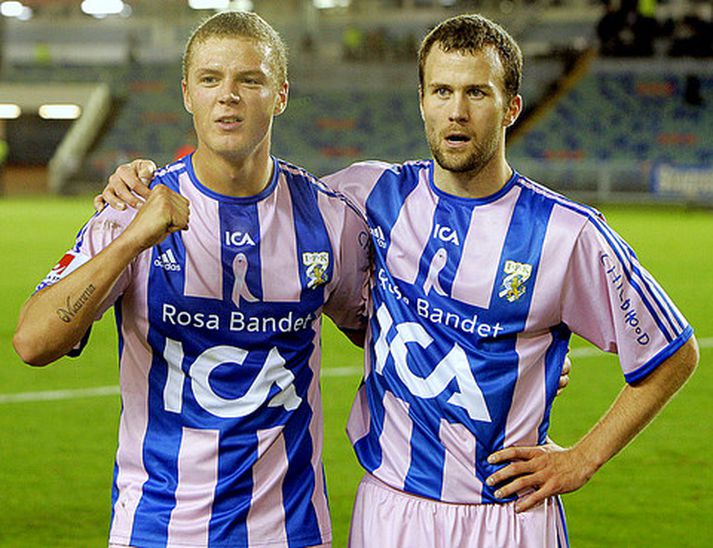 Ragnar Sigurðsson og Hjálmar Jónsson hjá IFK Göteborg.