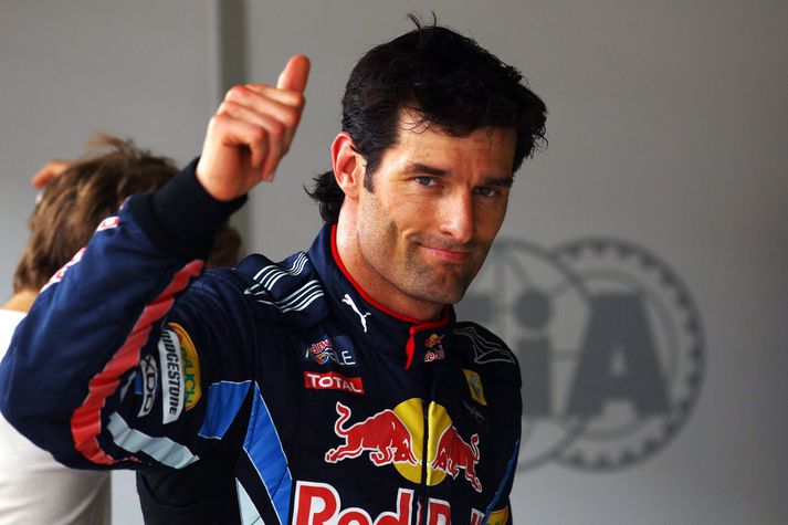 Mark Webber á góðri stundu