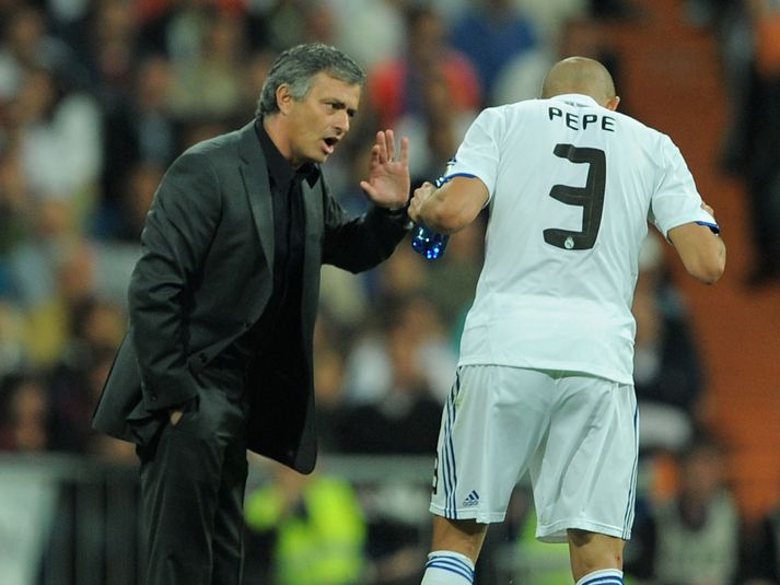 Mourinho og Pepe.