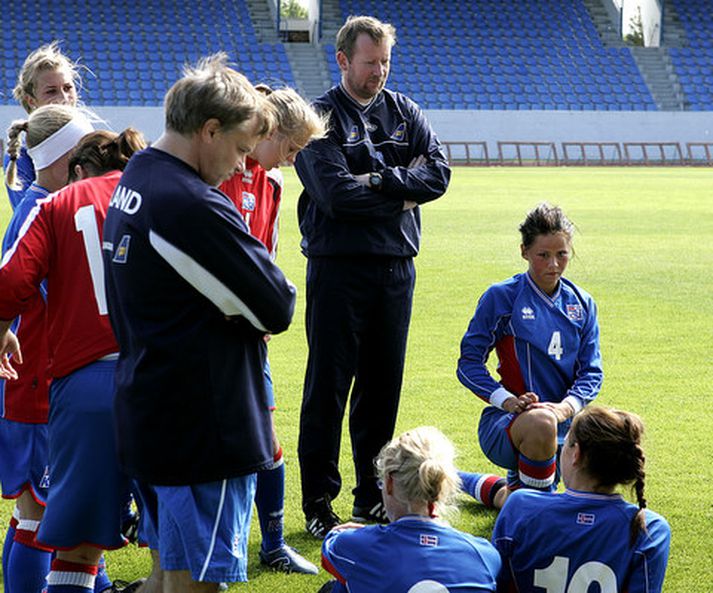 Ólafur Þór Guðbjörnsson, þjálfari 19 ára landsliðs kvenna.