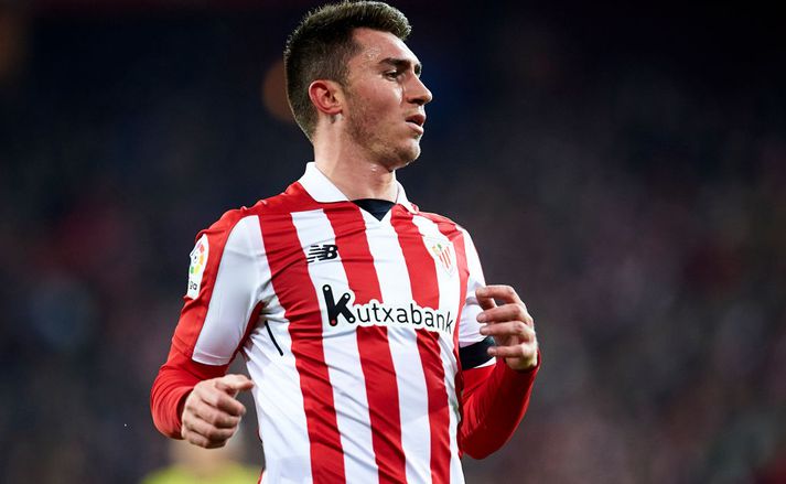 Laporte í leik með Athletic Bilbao.