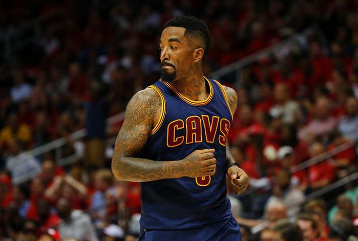 J.R. Smith var sjóðheitur í nótt.