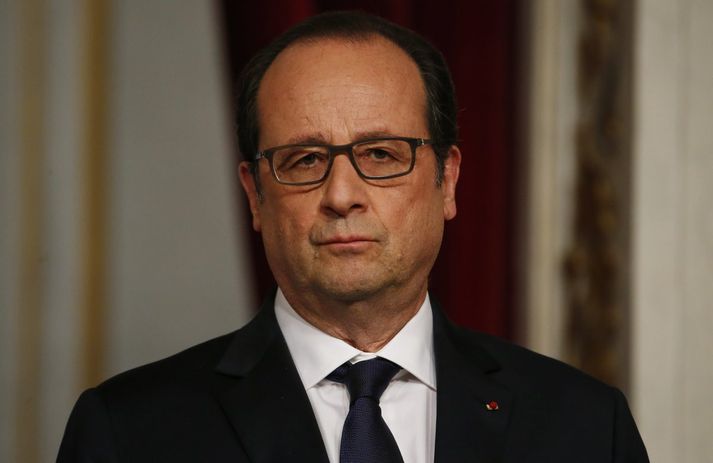 François Hollande, forseti Frakka, varar við hættu á Hryðjuverkum á Evrópumóti karla í knattspyrnu í sumar.