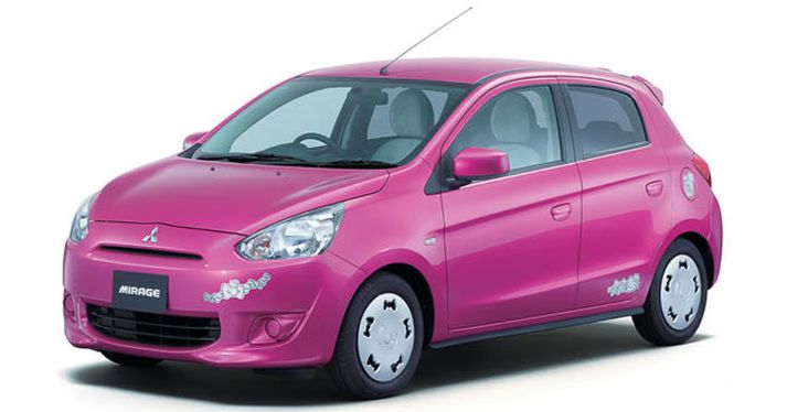 Hello Kitty Mitsubishi Mirage